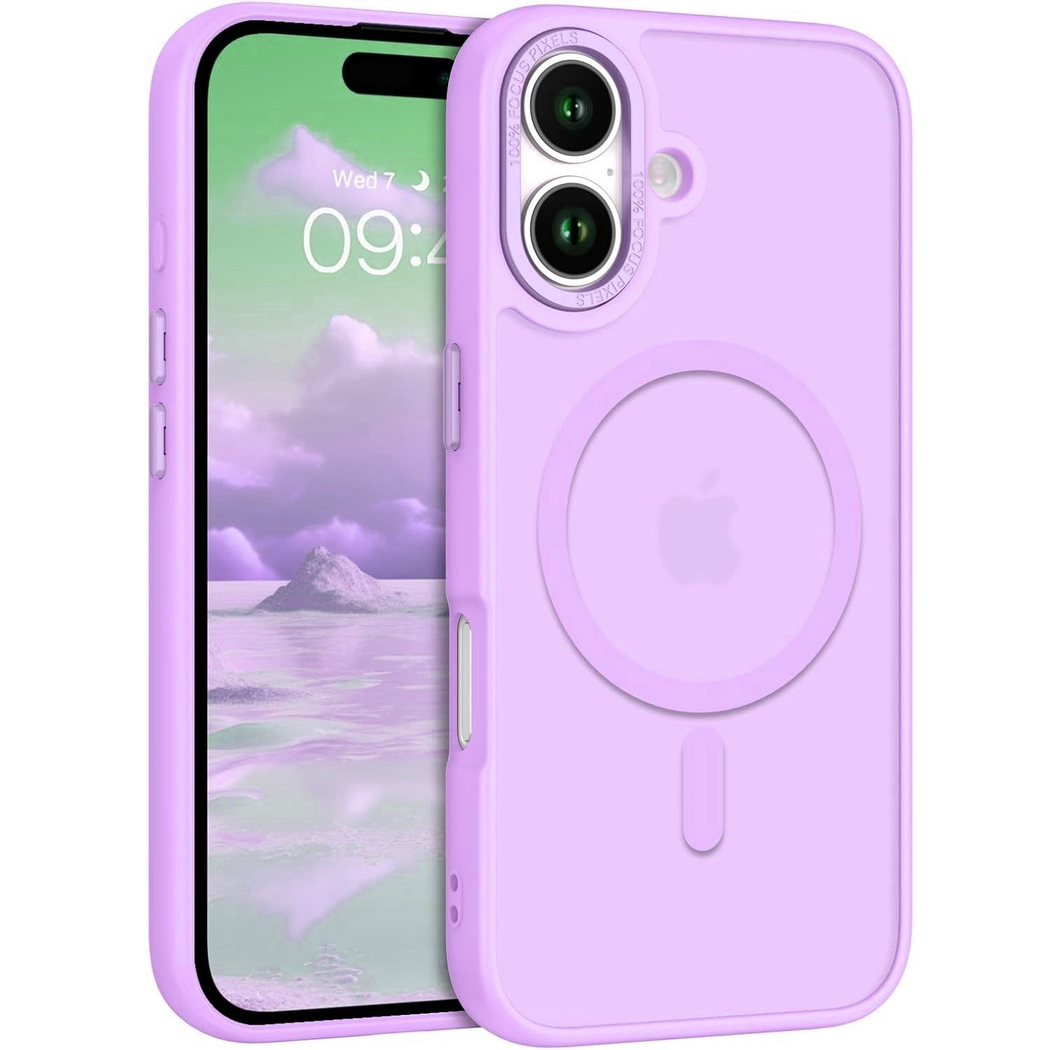 Matte Hybrid Magnetic MagSafe Case for iPhone 16 Matte Hybrid Magnetic MagSafe Case for iPhone 16
